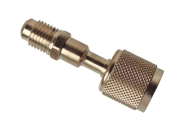 Raccordo con depressore 1/4" SAE x 5/16" SAE, 2 pezzi