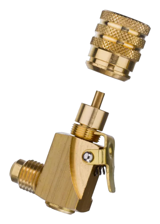 Raccordo rapido angolato per R410A/R32, 5 pezzi REFCO - Quick coupler elbow