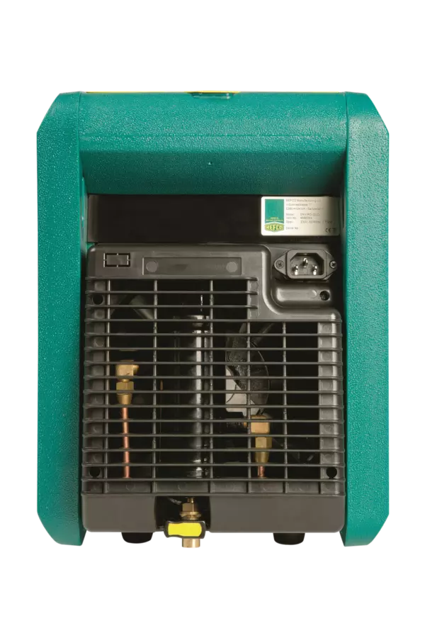 Stazione di recupero con separatore d'olio 2 pistoni REFCO, 1 CV/0,75 kW, 220/240 V, 50/60Hz, senza olio e senza manutenzione