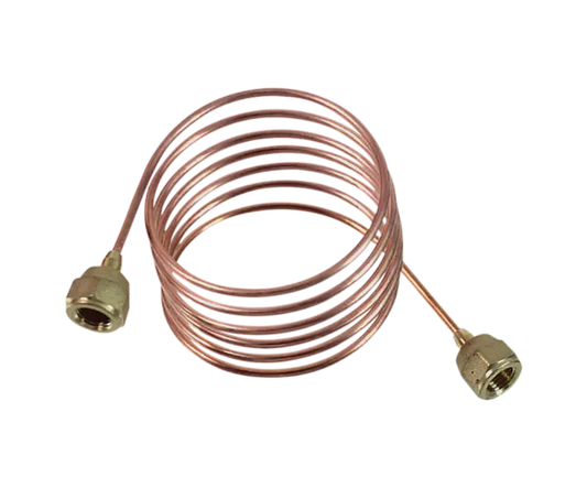 Tubo capillare con 2 dadi, 1000 mm - Capillary tube